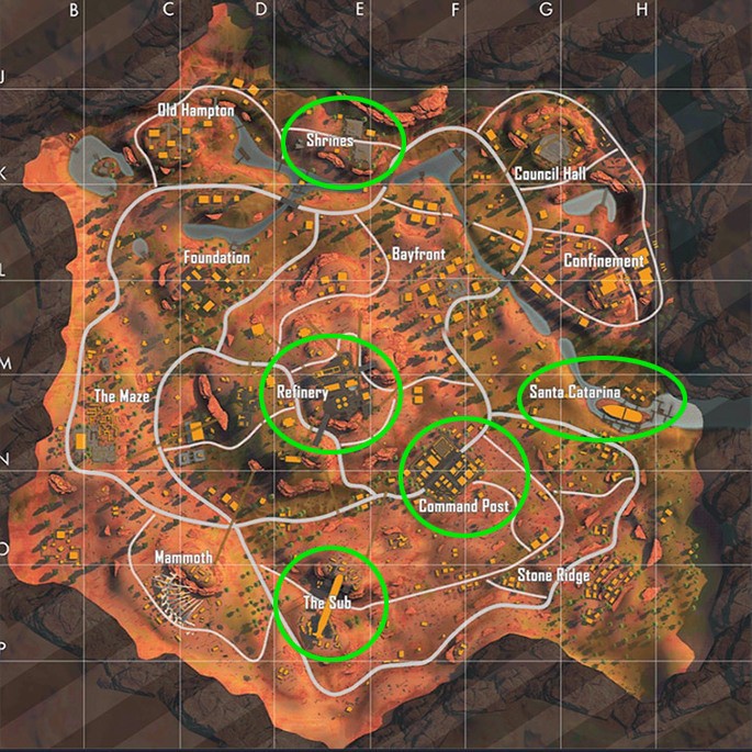 خريطة فري فاير map free fire | جميع الخرائط الموجودة في اللعبة 2022